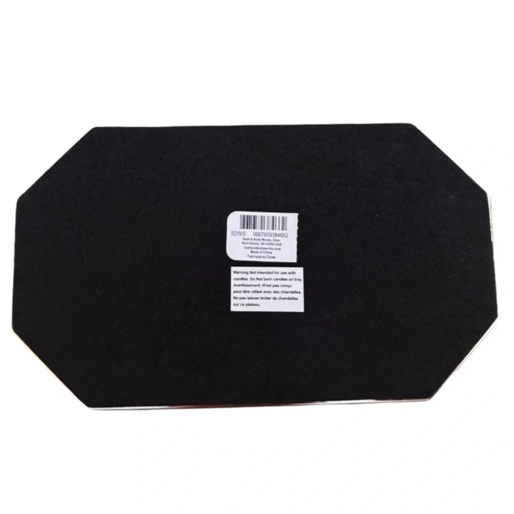 NWT B&BW Iridescent Mirror Body Care Vanity Tray & Free B&BW 2.5oz product - Picture 7 of 7